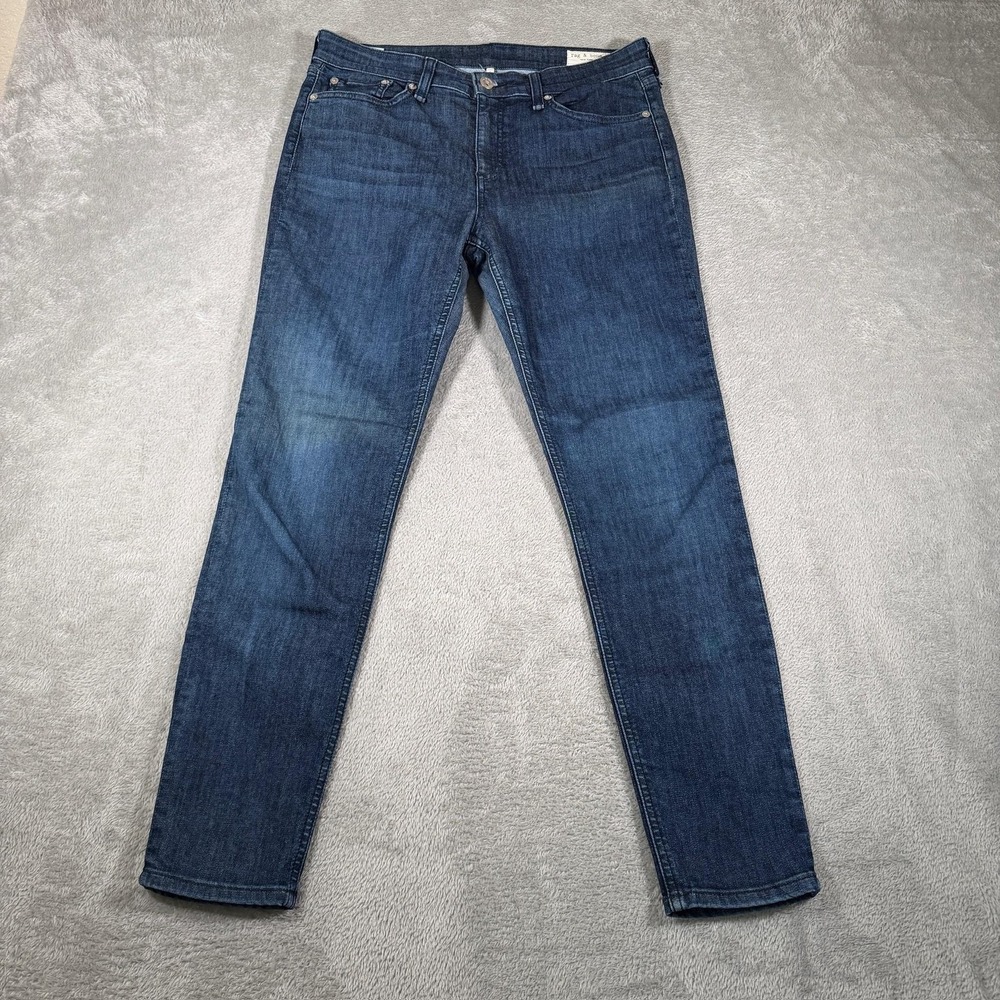 Rag & Bone Cate Jeans Womens 29 Blue Medium Wash Mid‎ Rise Ankle Skinny Denim
